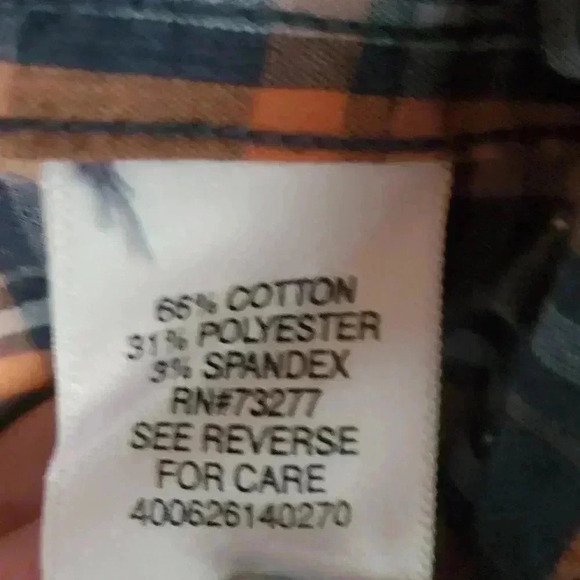 Sonoma Men's Blue Plaid Button Down Shirt Sz XL - Picture 6 of 8